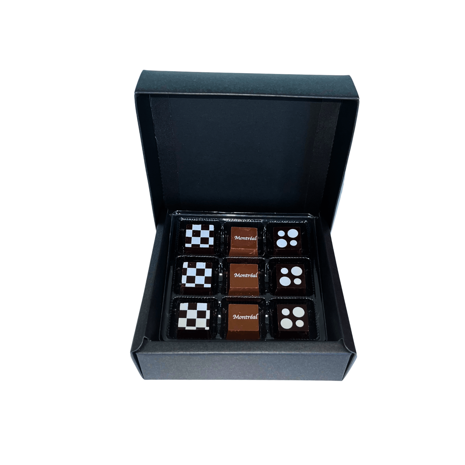 box of 9 chocolates